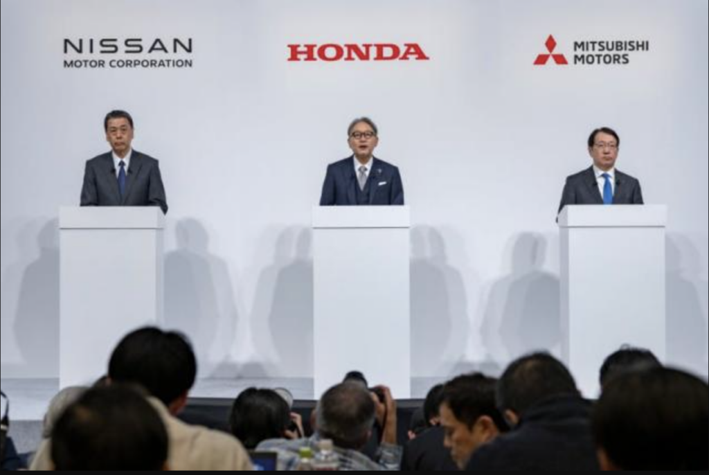 Honda, Nissan और Mitsubishi का ऐतिहासिक मर्जर, बनेगी दुनिया की तीसरी सबसे बड़ी कार निर्माता कंपनी!